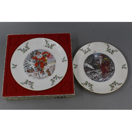 318 - Collection of Six Royal Doulton Christmas Plates