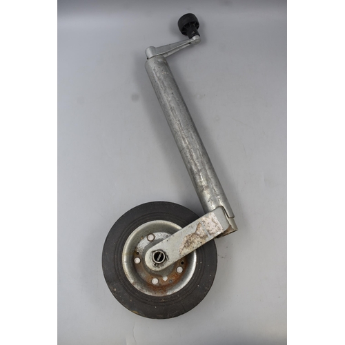 564 - A 48mm Jockey Wheel Assembly and Trailer Hitch Assembly.