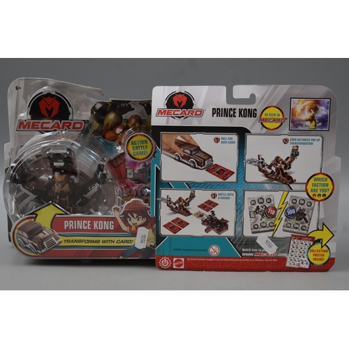 480 - Three New Mecard Prince Kong Transformers