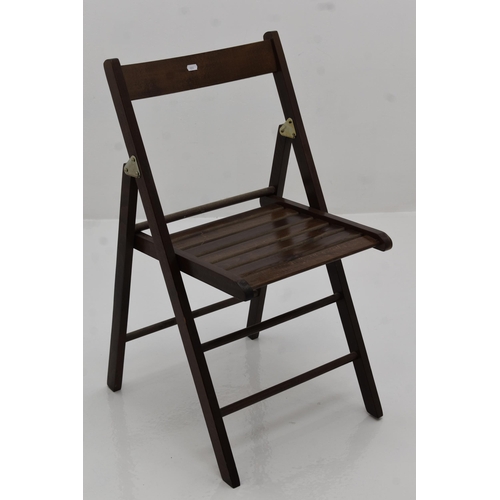 324 - Two Wood Folding Chairs