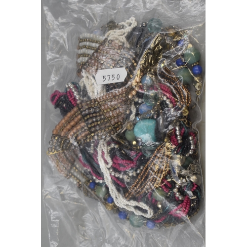 343 - Sealed Mixed Bag of Unsorted Jewellery.