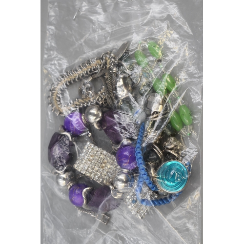 344 - Sealed Mixed Bag of Unsorted Jewellery