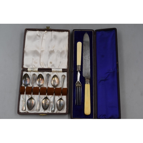 360 - Mixed Lot of Vintage Cutlery to include Silver Plate all in Original Boxes.