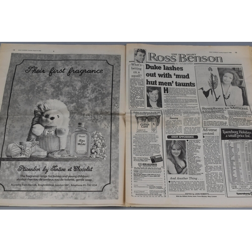 368 - A Selection Of Seventeen Vintage Newspapers. Mainly Includes 80's Newspapers Relating to The Royal F... 