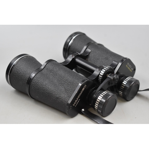 371 - Pair of Hanimex Binoculars in Case. 16 x 50 35 Degree