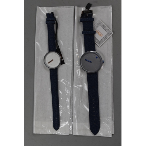 385 - Selection of Four New Urban Watches with Denim Straps with Tags