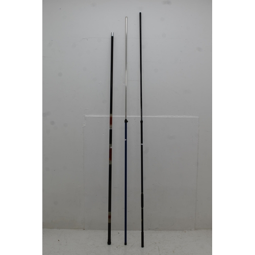 540 - Three Telescopic Landing Net Poles including Shakespeare