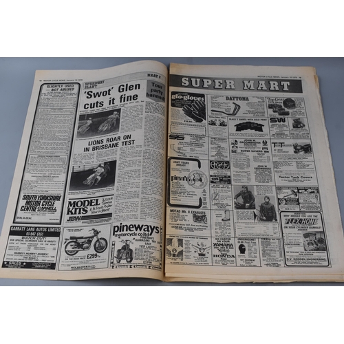 589 - Collection of Seven Vintage Motor Cycle News Papers interesting Reading .