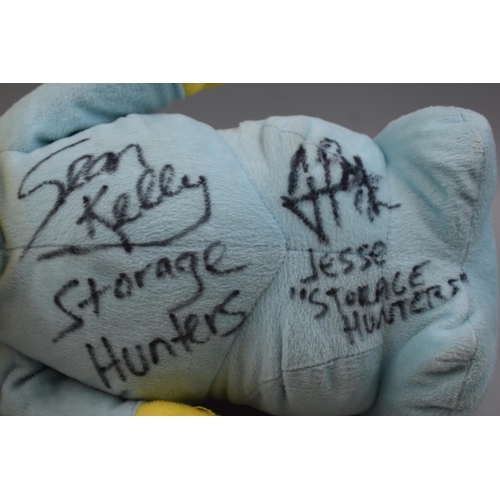 399 - Autographed Simpsons Maggie Toy Signed by Auction Hunters Sean Kelly and Jesse 21