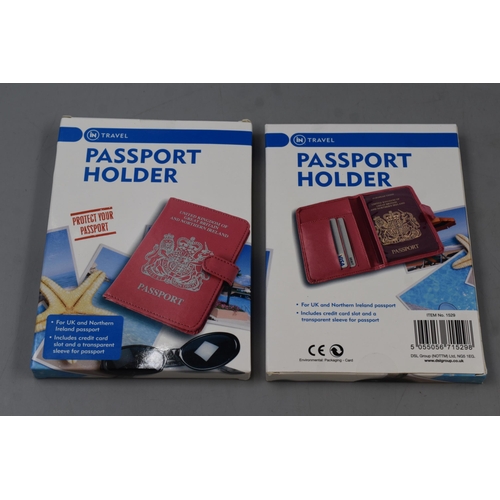 599 - Sixteen New Travel Passport Holders in Cases