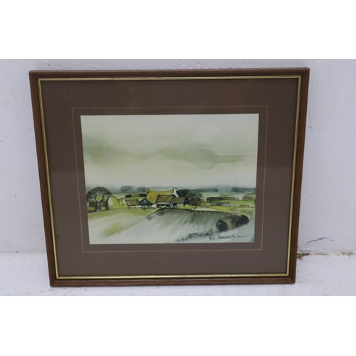 612 - Two Framed and Glazed Prints by Hugh Brandon-Cox approx. 15