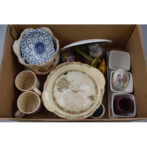 613 - A Mixed Selection Of Ceramics, To Include Wedgwood, Wade, Pasta Dishes and More.