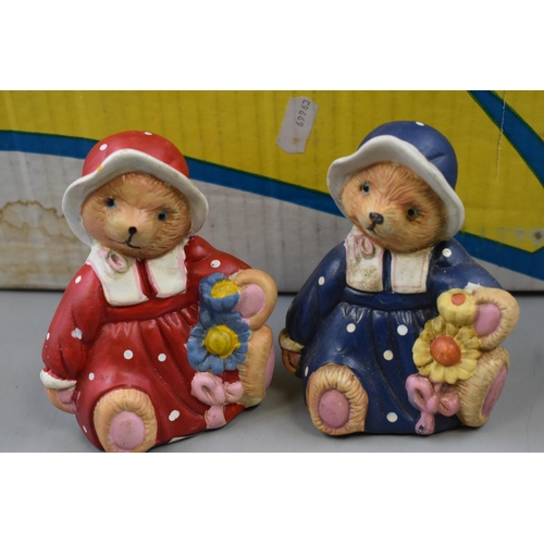 617 - Selection of 29 Ceramic Teddy Bear Ornaments