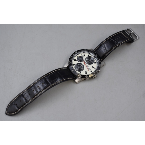 Wingmaster of London T0967 Gents Watch with Leather Strap and Case ...
