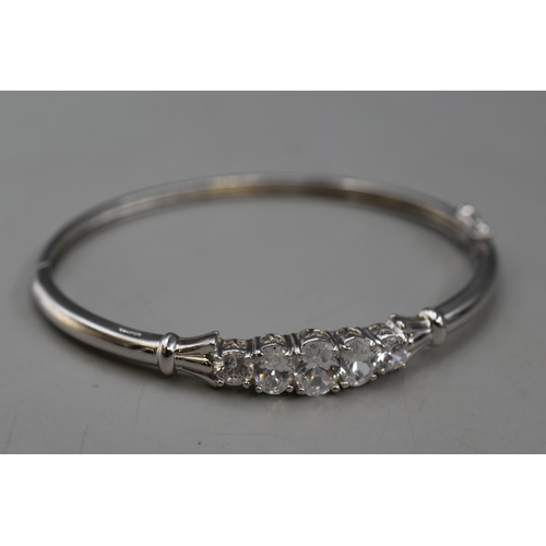 69 - Silver 925 CZ Stoned Bracelet