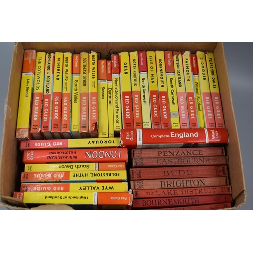 686 - Selection of Ward & Locke Red Travel Guides (36)