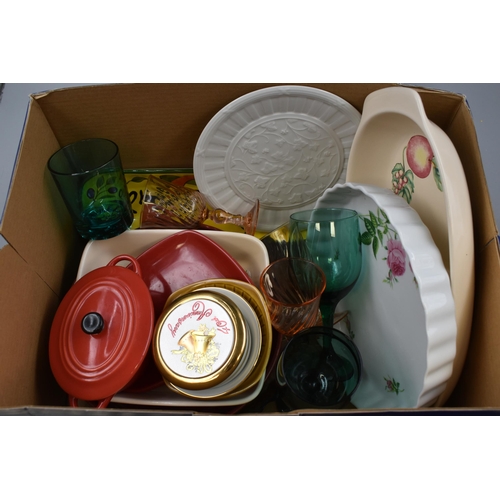 693 - Mixed Lot of Quality Ceramics and Glassware to include Wegwood, Ainsley and More