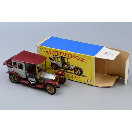 165 - Four Matchbox Models of Yesteryear (Y3, Y12, & Y7) all in Boxes