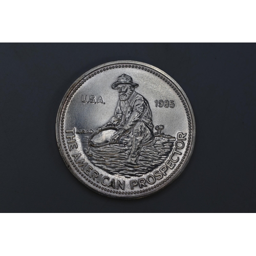 186 - One Troy Ounce The American Prospector 1985