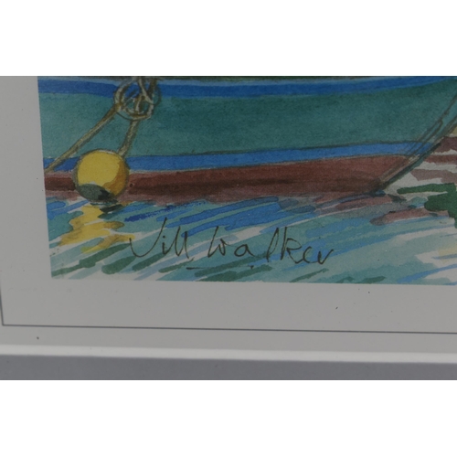 349 - Two Matching Framed and Glazed signed Prints by Jim Walker (Barbados & Grenada)