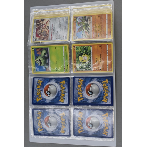 414 - Approx 115 Pokemon Trading Cards in Album including Basic, Stage 1, Stage 2, Energy, and Trainer