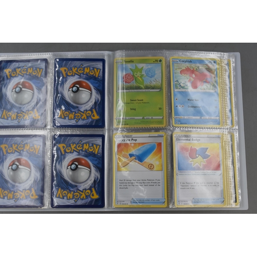 414 - Approx 115 Pokemon Trading Cards in Album including Basic, Stage 1, Stage 2, Energy, and Trainer