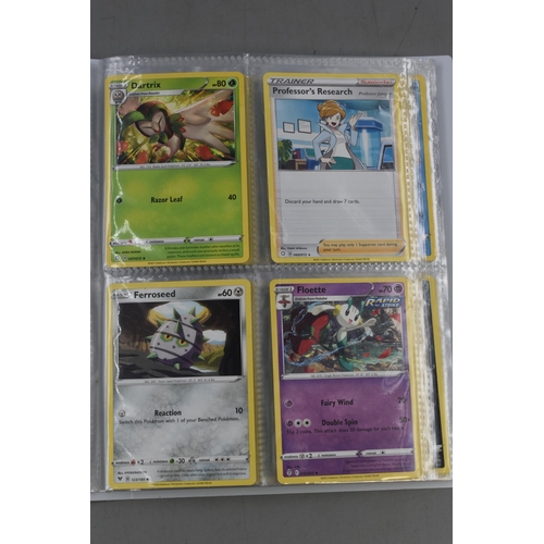 414 - Approx 115 Pokemon Trading Cards in Album including Basic, Stage 1, Stage 2, Energy, and Trainer