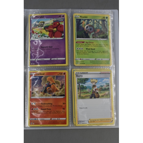 414 - Approx 115 Pokemon Trading Cards in Album including Basic, Stage 1, Stage 2, Energy, and Trainer