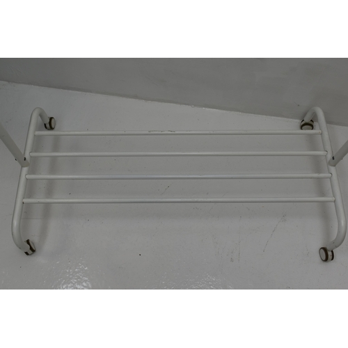 426 - Metal Clothes Rail With Shoe Shelf