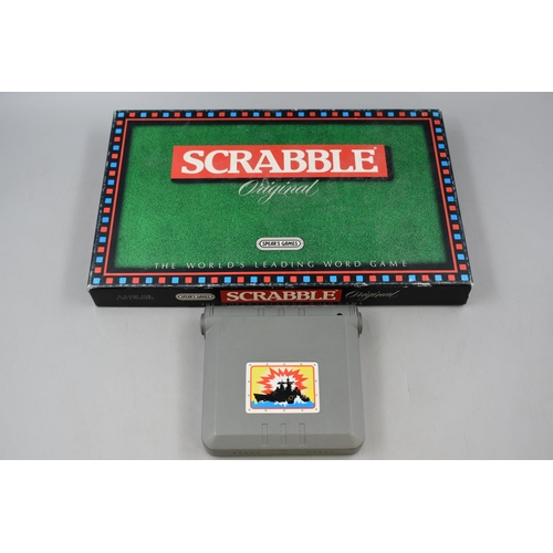 499 - A Boxed Scrabble Set and a Battleship Game. Both Appear Complete.