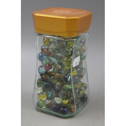 500 - A Large Jar Of Marbles