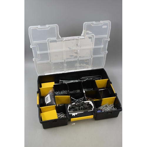 630 - Stanley Fixings Organiser complete with Contents (44cm x 33cm)