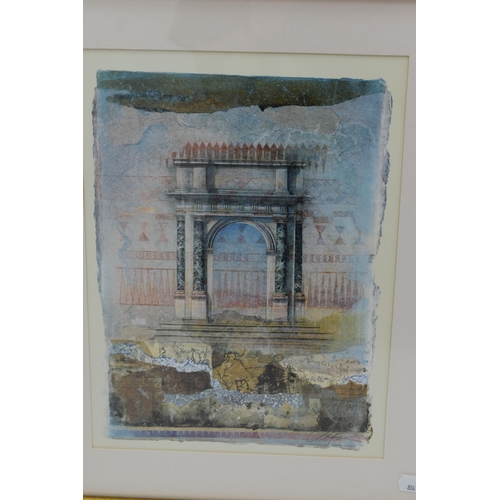 684 - Pair of Matching Framed Prints depicting Arch du Triumph and Istanbul Fountain  approx. 42cm x 51cm