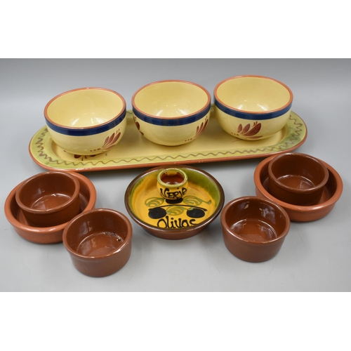 439 - Selection of Stoneware Serving, Ramakin and Dip Dishes