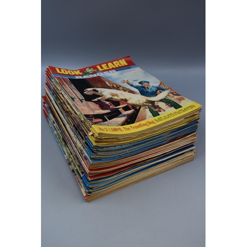 500 - A Selection of Approx 50 Look and Learn Comics In Nice Condition (Issues 275-327).