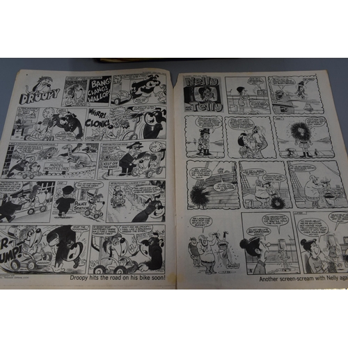 504 - A Selection of UK Comics. Including Beano, Cor, Look In and More.