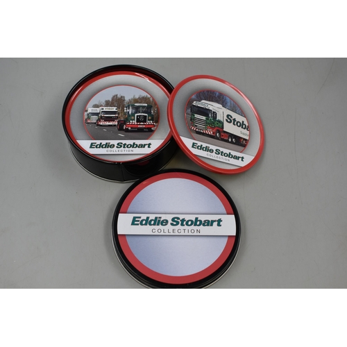 511 - Selection of 7 Sealed Eddie Stobart Die-Cast Scale Models including Volvo, and Scania together with ... 