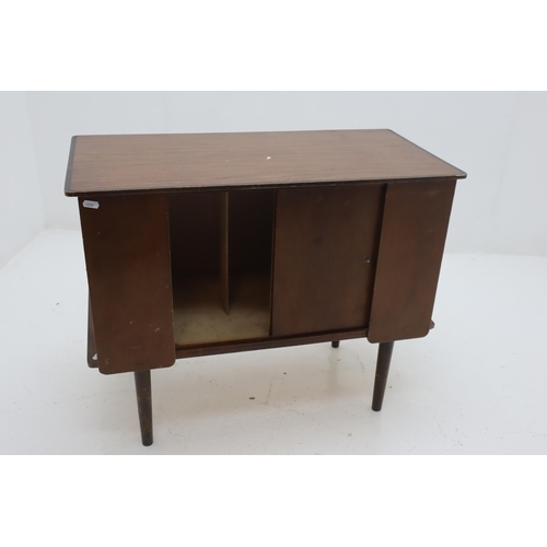 573 - Mid Century Teak Record Cabinet (29