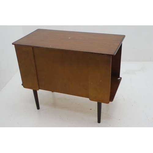 573 - Mid Century Teak Record Cabinet (29