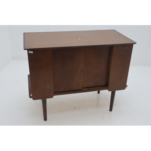 573 - Mid Century Teak Record Cabinet (29