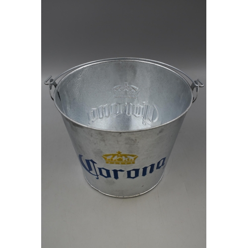 627 - Brand New Galvanized Corona Ice Bucket