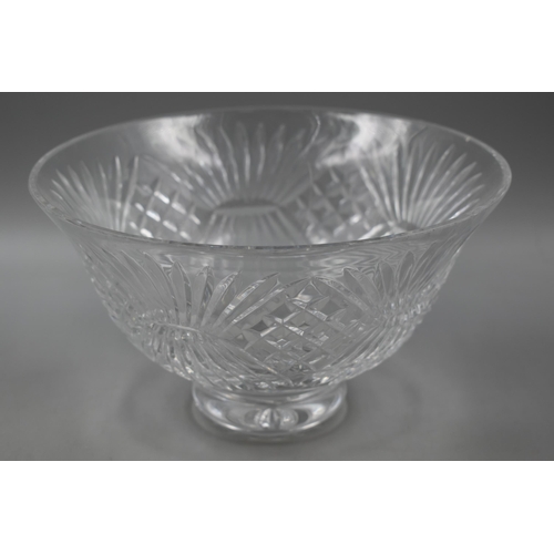 652 - A Selection of Crystal Items To Include Fruit Basket, Punch Bowl and Cake Stand.