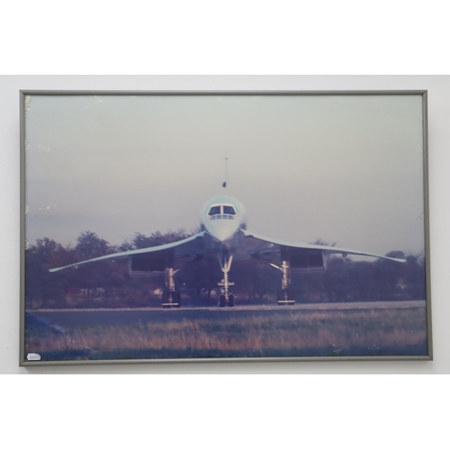 683 - Three Framed Prints including Concorde, Arthur Cymru and More