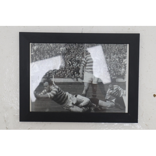 685 - Six Framed Wigan Rugby Pictures Includes Jim Sullivan 1921-1946