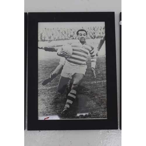 685 - Six Framed Wigan Rugby Pictures Includes Jim Sullivan 1921-1946