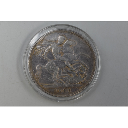 10 - Victoria 1893 Silver Crown