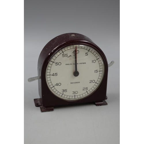 131 - Vintage English Clock Systems Seconds Timer