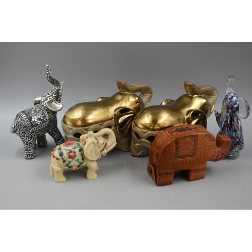 157 - Selection of 6 Elephant Figures