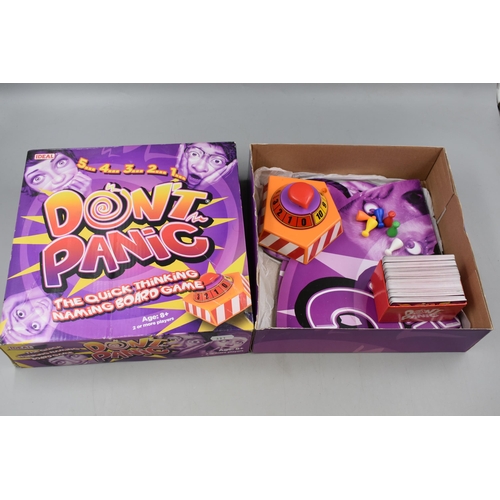 420 - Selection of Three Games including Don't Panic, Tension and Wordsearch