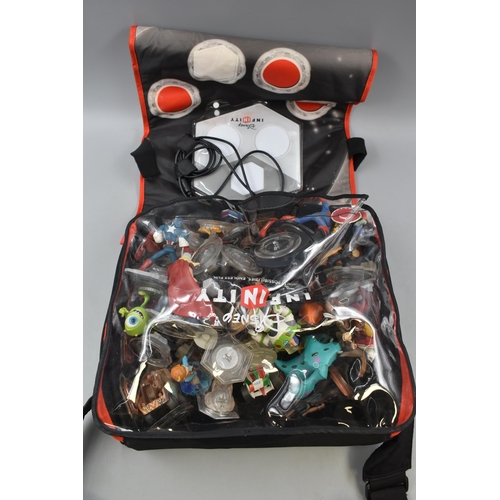 423 - Large Selection of Disney Infinity Figures with Carry Case and Disney Infinity Portal Base.